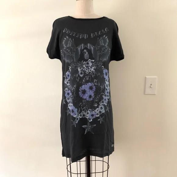 tie front black dress Threshold Tie Waist T-Shirt Dress Standard Fit main image 0